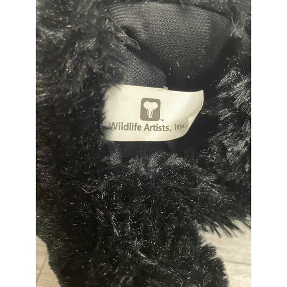 Wildlife Artist Black Bear Plush Hand Puppet Full Body 10” Inch Educational Play - Picture 7 of 10